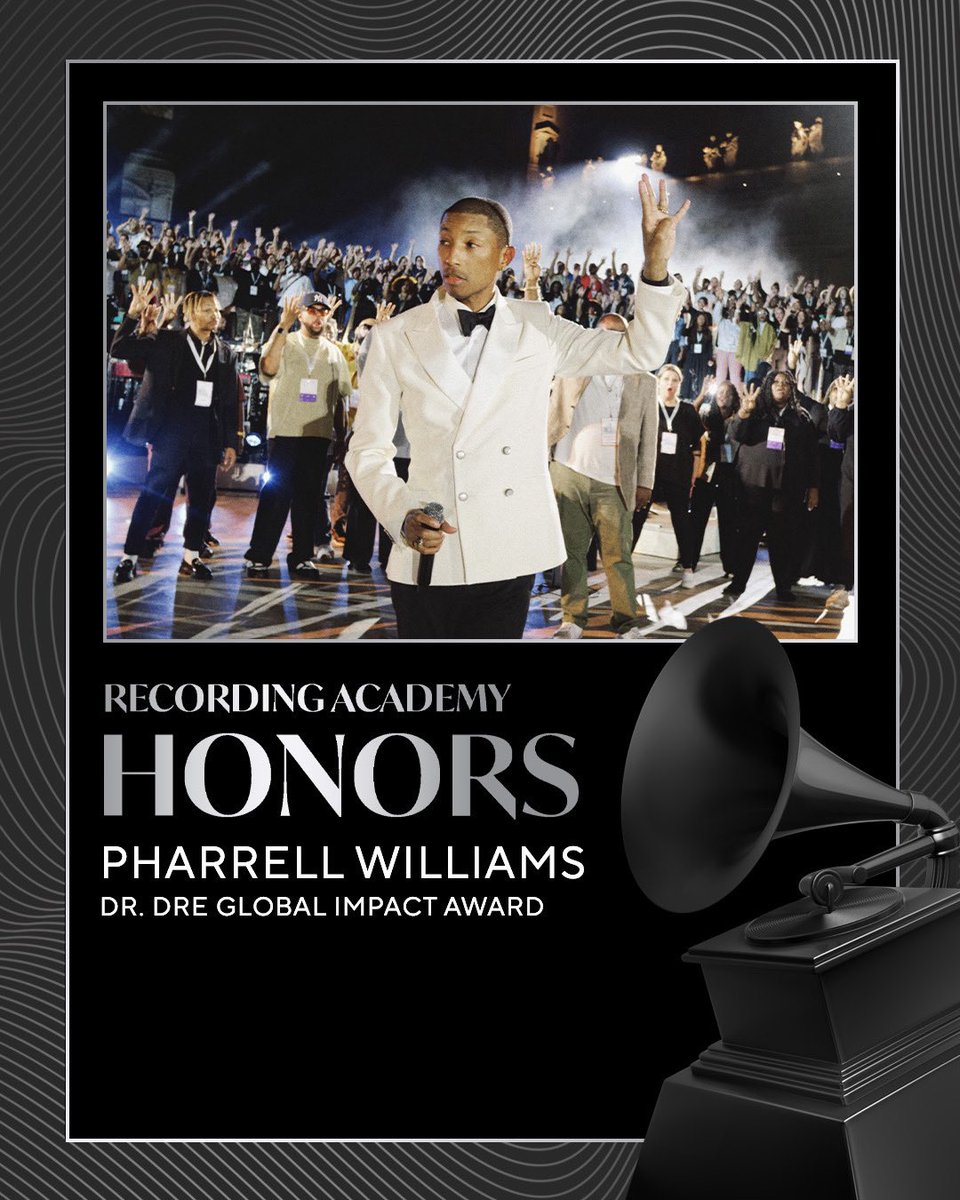 revolttv's tweet photo. A well-deserved celebration is on the way 🙌🏾 

The @RecordingAcad Black Music Collective will honor Pharrell, Brandy, and Kirk Franklin for their lasting influence on music 🏆👏🏾 https://t.co/vX1x1VBJLi