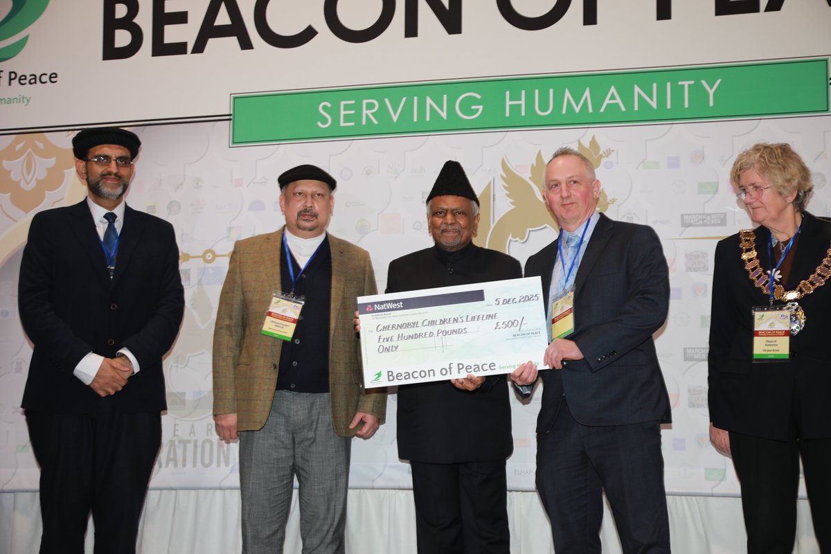 At #BeaconOfPeace, we believe every hand that brings relief and comfort to disaster-affected communities must be strengthened. Proud to stand with Chernobyl Children Lifeline, delivering hope and care to vulnerable children and families in Ukraine and Belarus