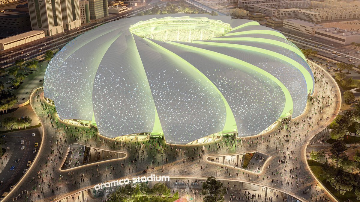 🟢 رسميًا

اكتمال أعمال رفع السقف وإزالة الدعامات المؤقتة في #استاد_أرامكو بالخبر، ليصبح الهيكل الإنشائي قائمًا بذاته بالكامل، مع بدء أعمال التكسية الخارجية، ضمن الجدول الزمني للمشروع تمهيدًا لتجهيزه وتسليمه بحلول منتصف عام 2026