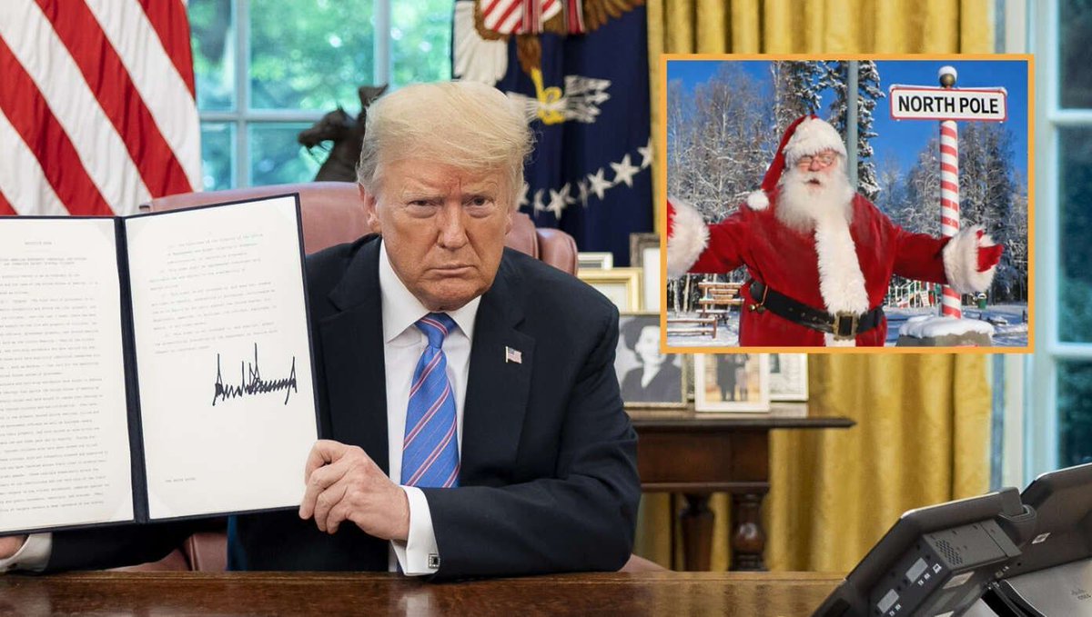 Trump Imposes 25% Tariffs On All Incoming Christmas Presents From The North Pole buff.ly/xmGmBZl