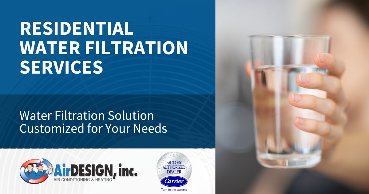 Your family uses water every day—but unseen pollutants can affect safety and taste. Air Design’s filtration systems remove contaminants for cleaner, better-tasting water from every tap.

bit.ly/32hgDkZ  

#WaterFiltration #HealthyHome #SafeWater #AirDesignNY