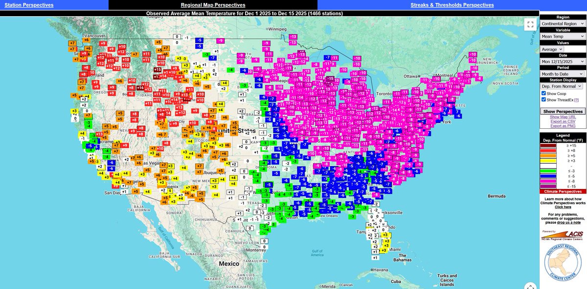 SERCC's tweet image. Love the Table @NWSEastern. Check out our #CLIMPER tool showing the same data in Map View for the #CONUS. 
sercc.oasis.unc.edu/Map.php?date=2…
@NWSWestern @NWSSouthern @NWSCentral