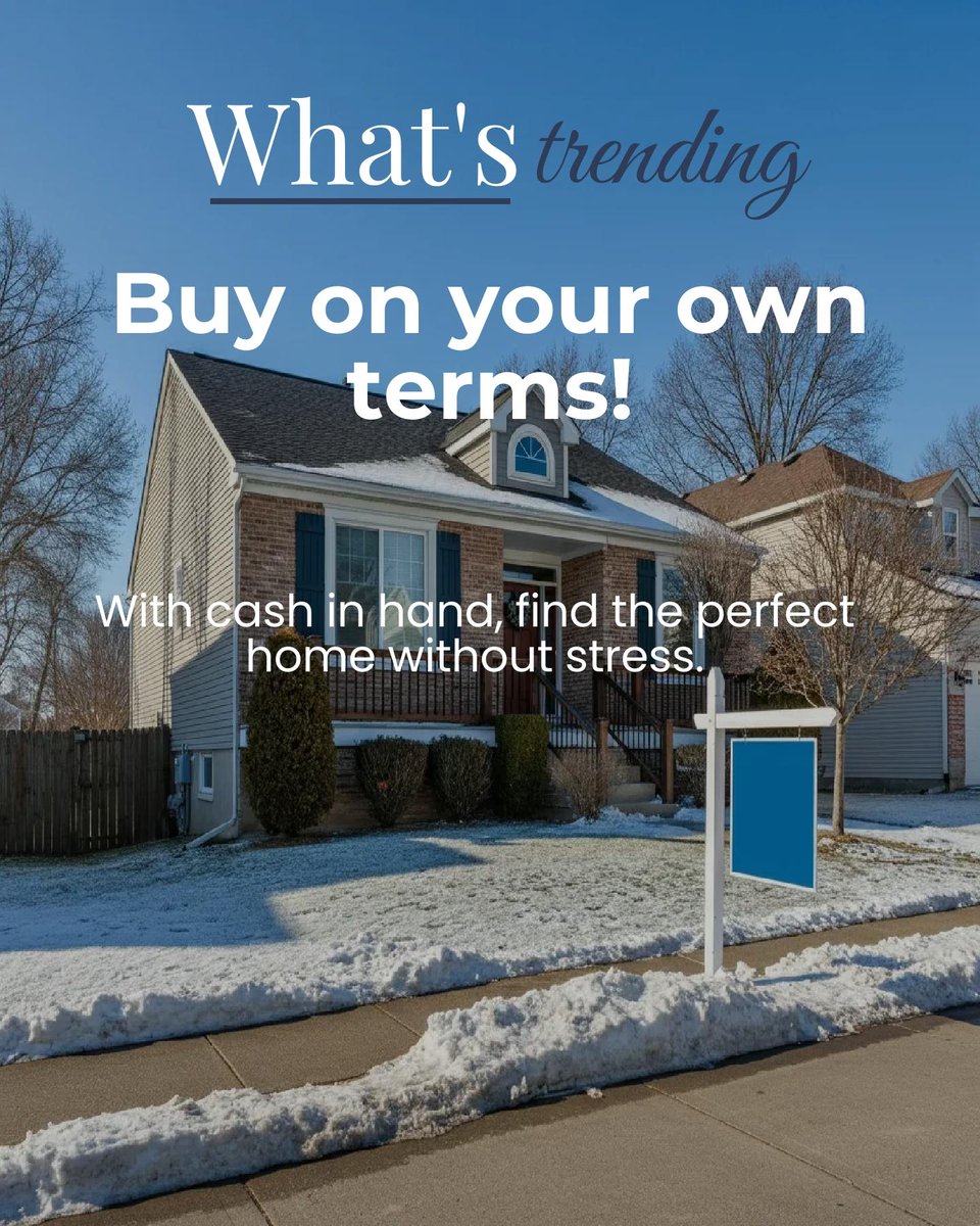 RobbKrautbauer's tweet image. Stuck in a buying &amp;amp; selling loop? Break free with our Trade-In Program! 🏠 Buy your dream home on your terms, cash in hand, and skip the usual hassle. Smooth transitions just got real! What's holding you back from your next move? Let’s chat! #RealEstateMadeEasy