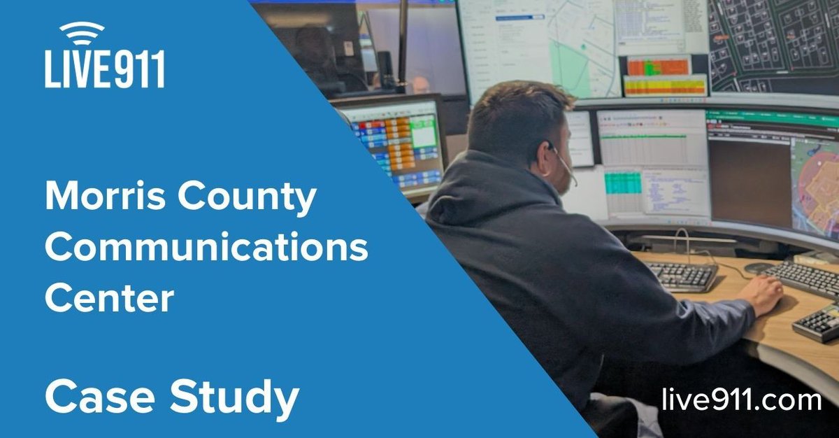 Hear it live. Respond faster. Save lives.
Morris County, NJ handles 113K+ emergency 911 calls a year—and now, they’re using Live911 to stream those calls directly to officers in the field. Game-changer. 
Read our latest case study here: buff.ly/u6jvMI0 
#SavingLives