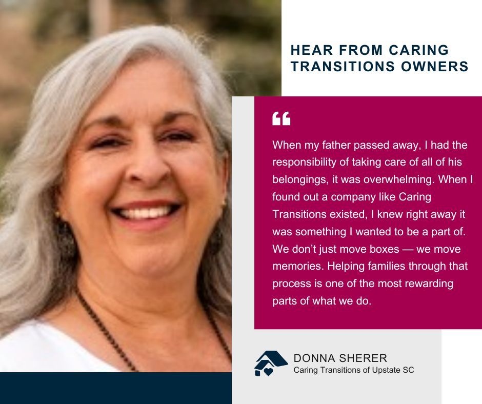 CaringTransFran's tweet image. Behind every Caring Transitions business is a personal story. 💜
 As Donna shares, this work is about so much more than belongings — it’s about memories, compassion, and making a meaningful difference in the lives of others.

 caringtransitionsfranchise.com 

#CaringTransitions