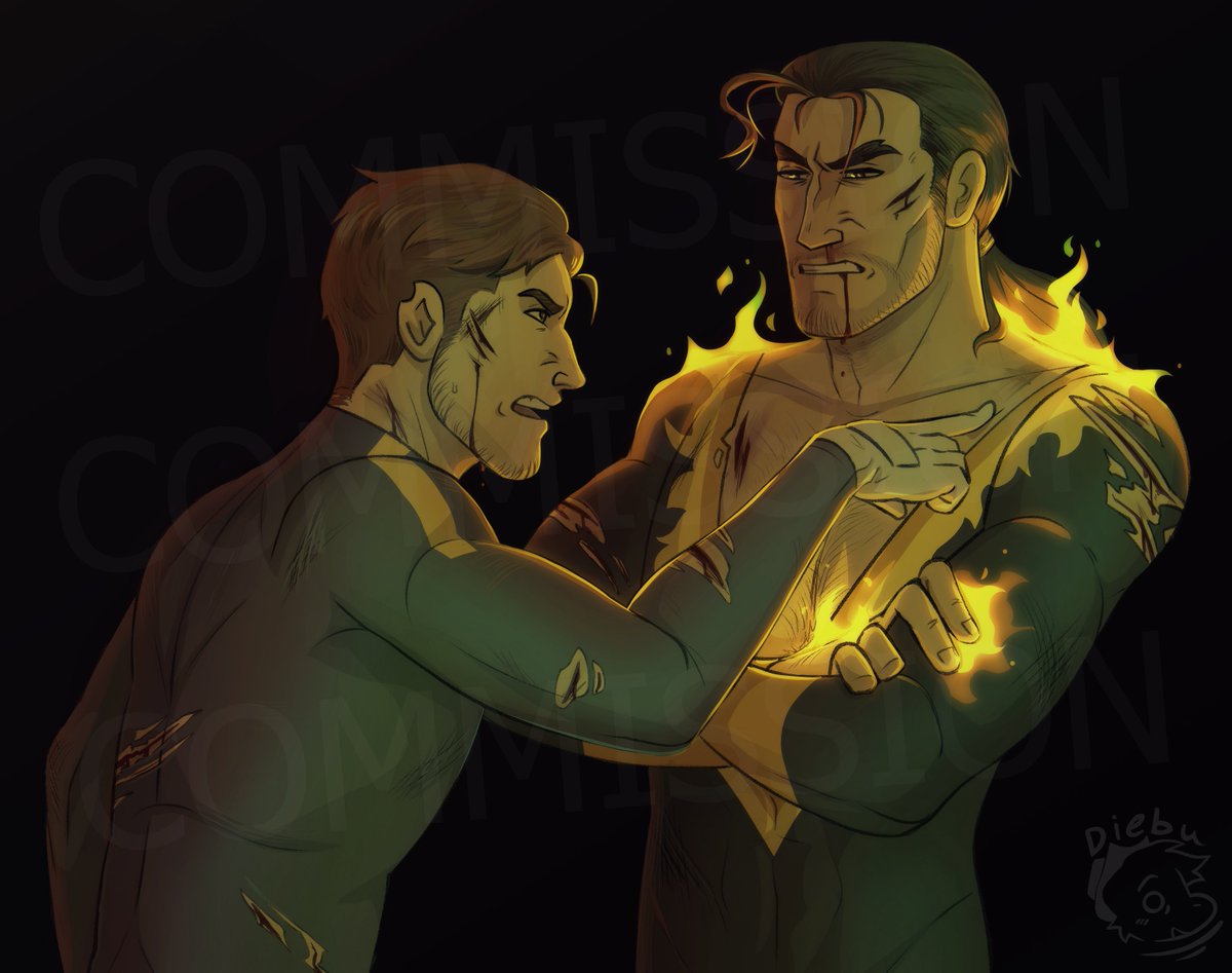 _DIEBU_'s tweet image. "Hero doesn't start fights. You finish them"
С0mm for @Noom4Noom ✍️🔥

#Dispatch #Flambert