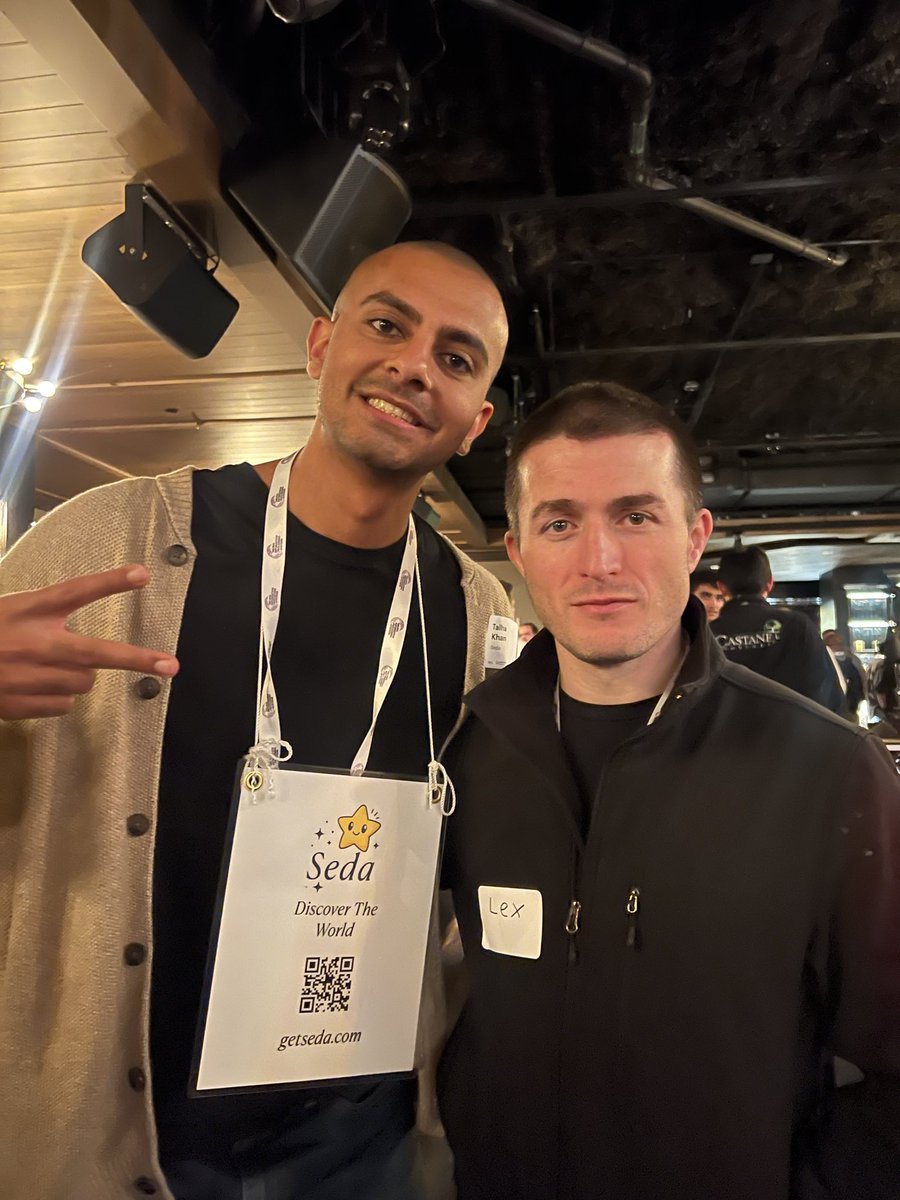 met lex fridman at neurips

“How was your interview with Trump” I asked

guess how he reacted