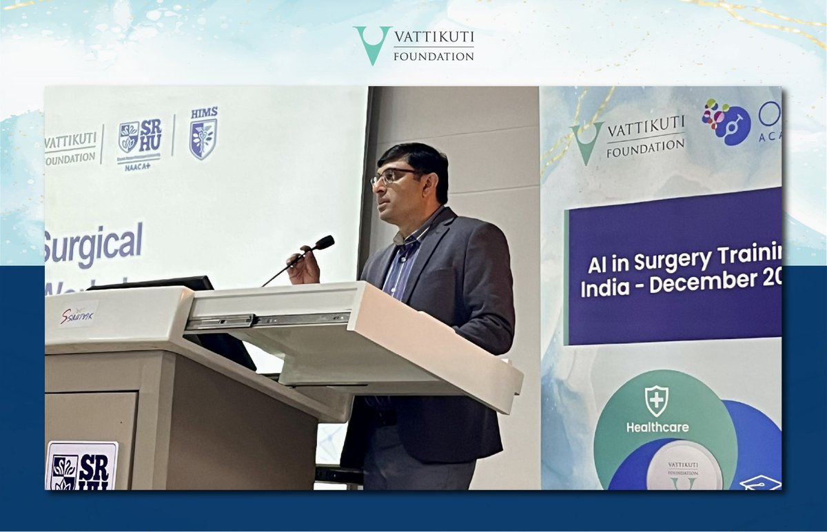 VattikutiRobotx's tweet photo. The Vattikuti Foundation and the ORSI team kicked off the India Roadshow 2025 with an impactful Day 1 at Swami Rama Himalayan University (SRHU), Dehradun. The session set the tone for advancing top-notch training pathways in AI-enabled surgery—marking the beginning of a multi-city journey ahead through Delhi, Rishikesh, and Ahmedabad. More highlights coming soon.

@alexmottrie @pidebacker @SRHUniversity @orsiacademy  @MBhandariUrol

#VattikutiFoundation #ORSI #IndiaRoadshow2025 #SRHU #Dehradun #SurgicalAI #RoboticSurgery #MedicalEducation #SurgicalTraining #HealthcareInnovation #FutureOfSurgery