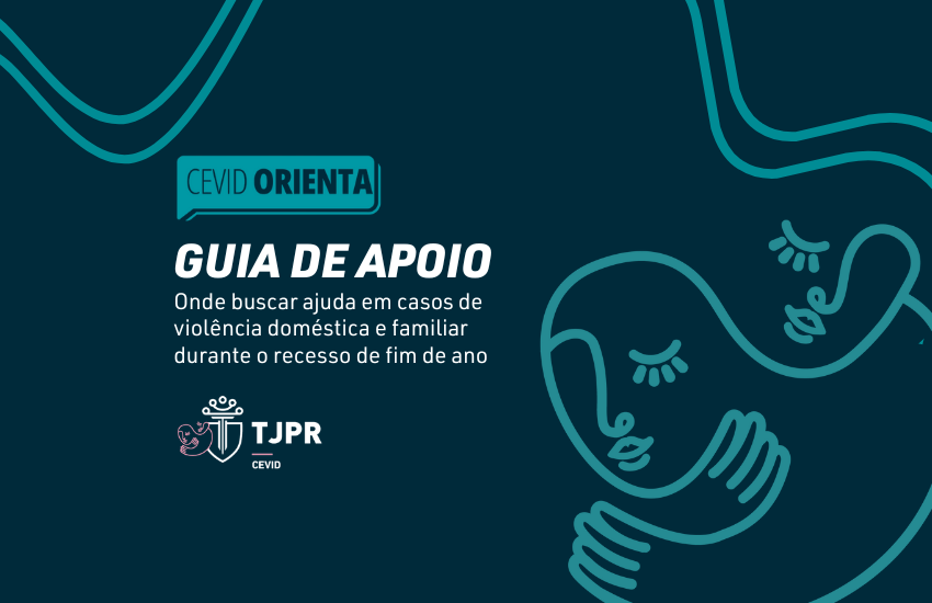 Cevid divulga guia contra violência doméstica e familiar durante o recesso de fim de ano. Documento explica como buscar ajuda com informações sobre a Lei Maria da Penha e como agir em casos de emergência.