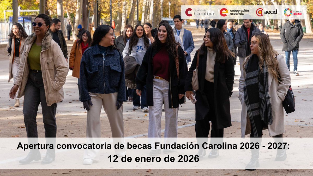 🥁 Redoble de tambores

¡Ya tenemos fecha y hora para la apertura de la próxima convocatoria de becas!
Sacad agenda y boli… 😜

🗓 12 de enero de 2026
⏱ 9:00 h (Madrid)

Luego no digáis que no avisamos 😉📚✨