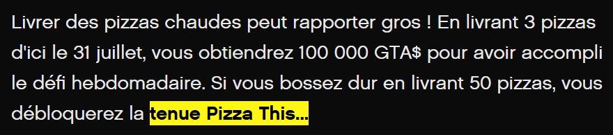 TRUTH_PROJECT_'s tweet photo. 50 livraisons pour Pizza This... ✔️
Récompense de platine Pizza This...✔️
Tenue Pizza This...✔️
Article de presse:
➡️https://t.co/2SeB866whi⬅️
#ThePizzaThisOutfit #PizzaThisAward #PlatinumAwards #PizzaThis... #BottomDollarBiunties #GTAOnline @RockstarGames #PS5 https://t.co/AktB4VsmB0