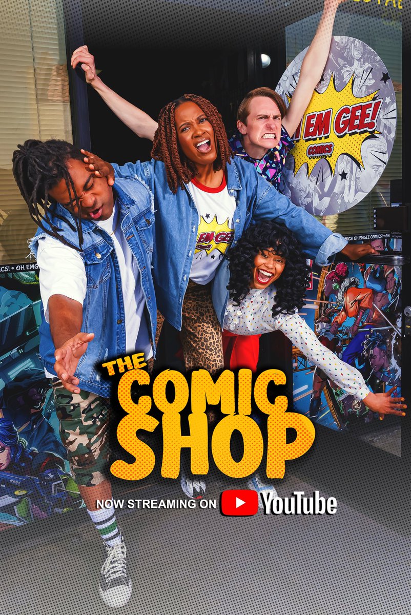 Crazy. Anyway here’s your reminder that the entire first season of THE COMIC SHOP is now on YouTube! An independently made workplace comedy. No AI needed. Just my little brain and the talented humans that helped it all come together. 🫶🏾#TheComicShopSeries