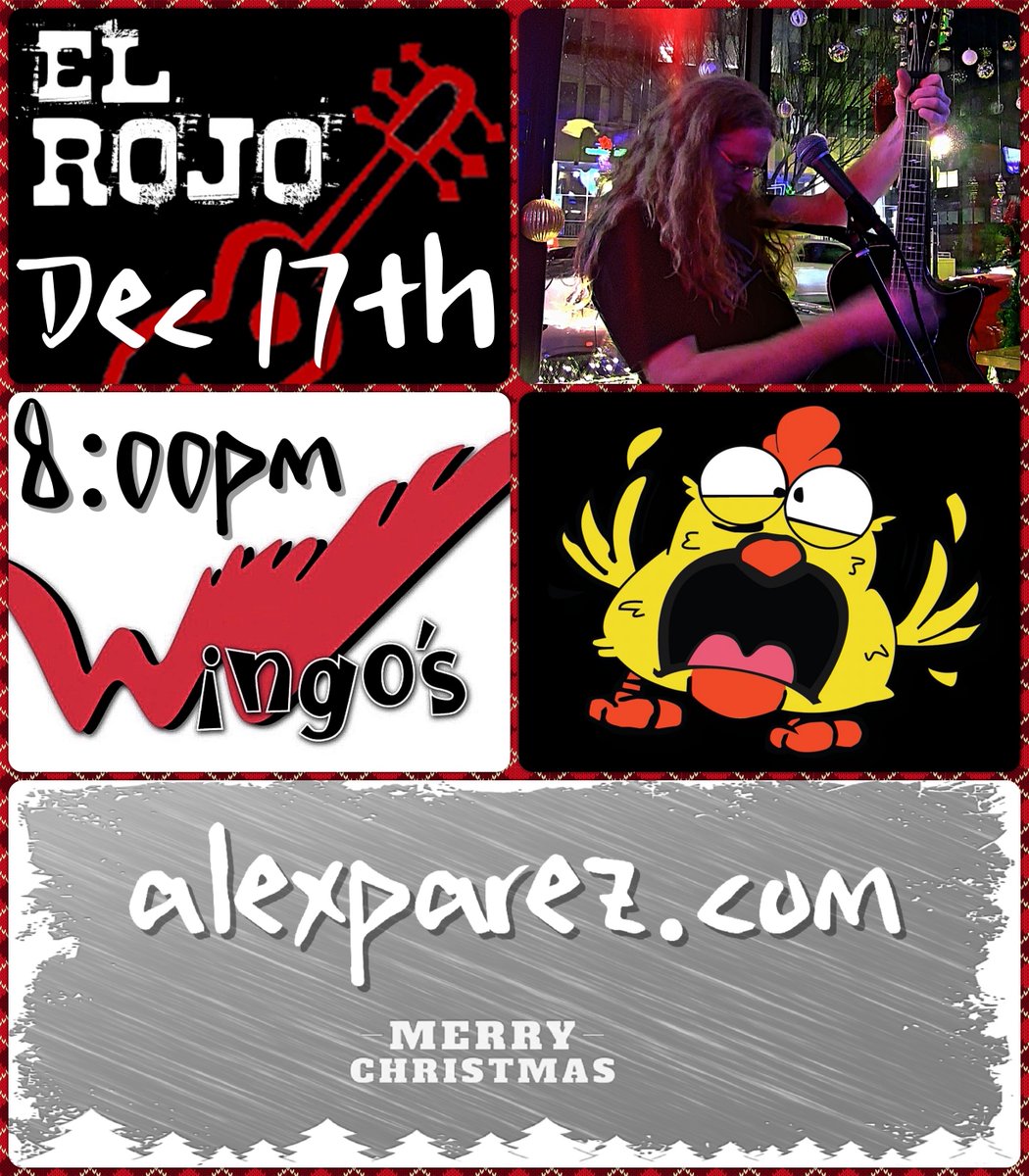 AlexTheRedParez's tweet image. TONIGHT! At @Wingos Glover Park - Wisconsin Ave! 8pm-11pm! Happy Holidays!

alexparez.com/shows

wingos.com