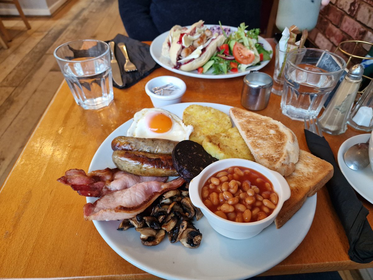 Had a meeting with our art director today. Obviously, a Full English breakfast is an important business expense. 😅