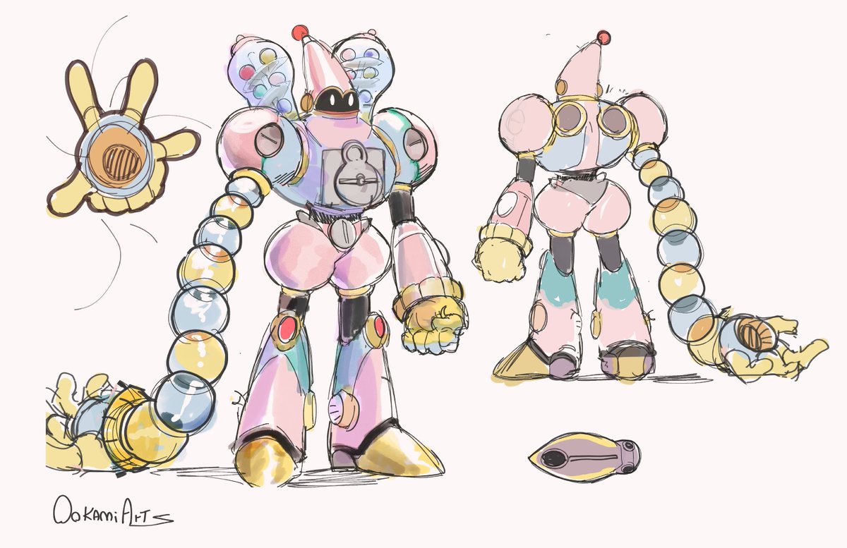 <a href="/MegaMan/">Mega Man</a>  robot master design
#MegaManDO #DesignARobotMaster

(Repost)
Name: Gummy man

Just a robot that absorbs things and turns them into chewing gum.

Author: Alexa Ookami