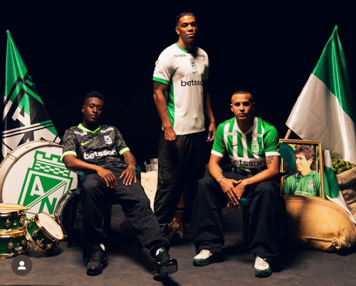juandl84's tweet image. Se confirman las tres camisetas oficiales de Atlético Nacional x Nike para la temporada 2026.

Habrá lanzamiento de la local en enero con un evento; visitante y tercera, por confirmar lanzamiento.