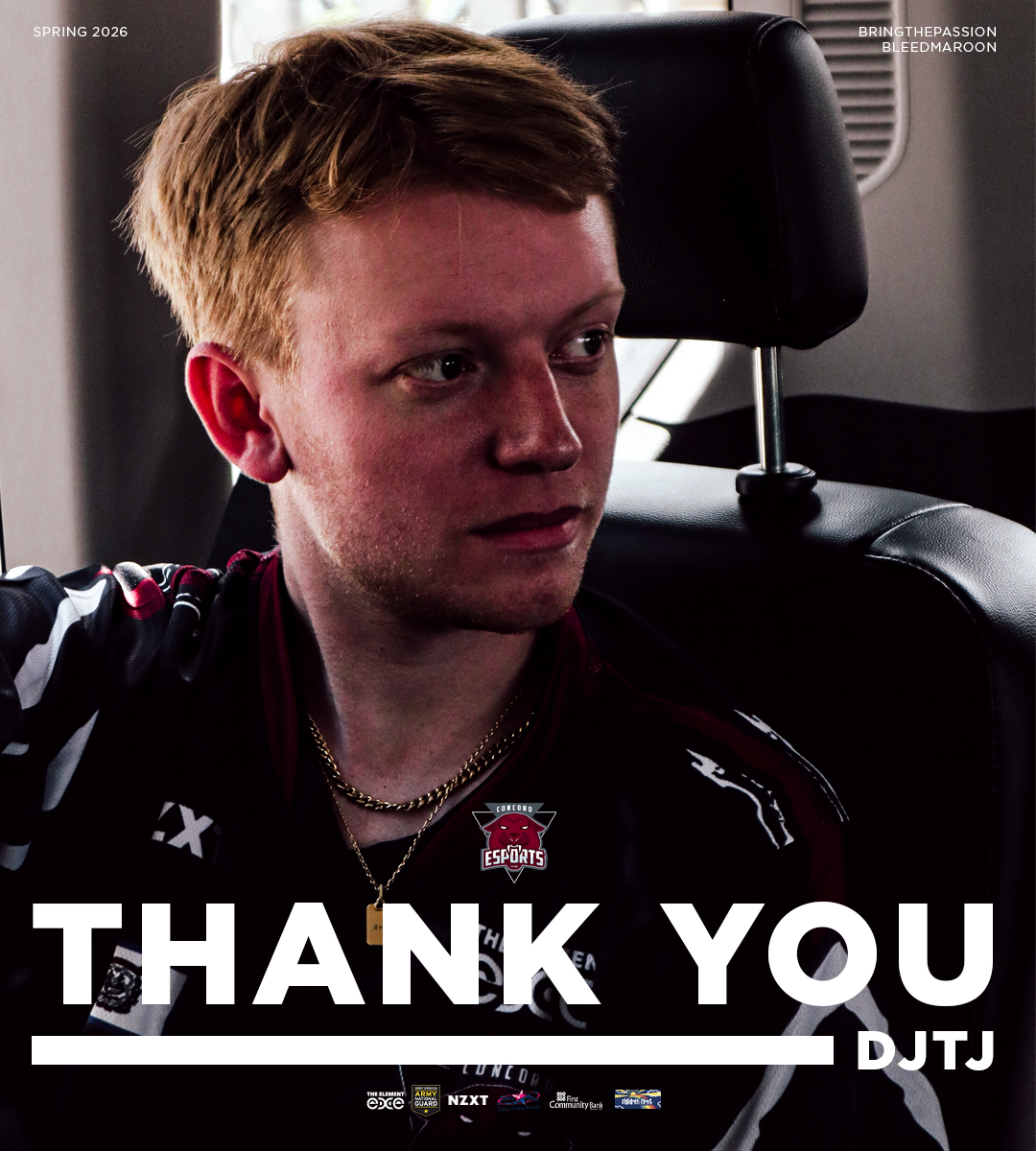 EsportsConcord's tweet photo. Due to personal circumstances TJ has to be back closer to home. We wish him nothing but the best in his future, and we know he will do great things.

Thank you.🙏 https://t.co/RhpMLyaV3z