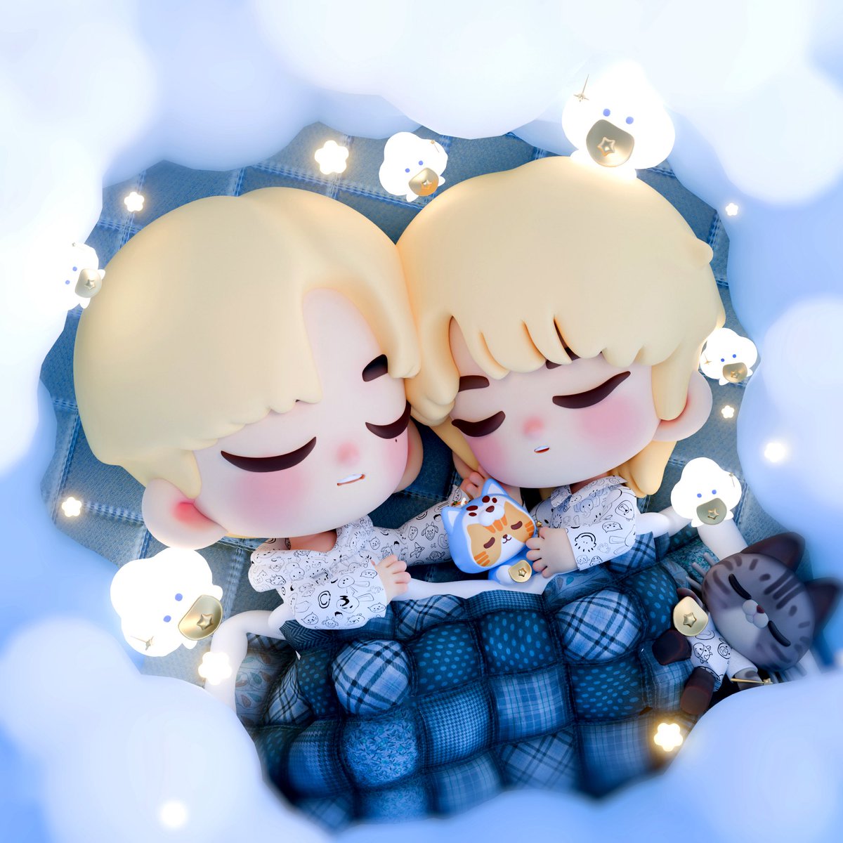 (Rest)🪄✨ นุปันปั่นแฟนอาร์ต💙🧡✨ tweet media