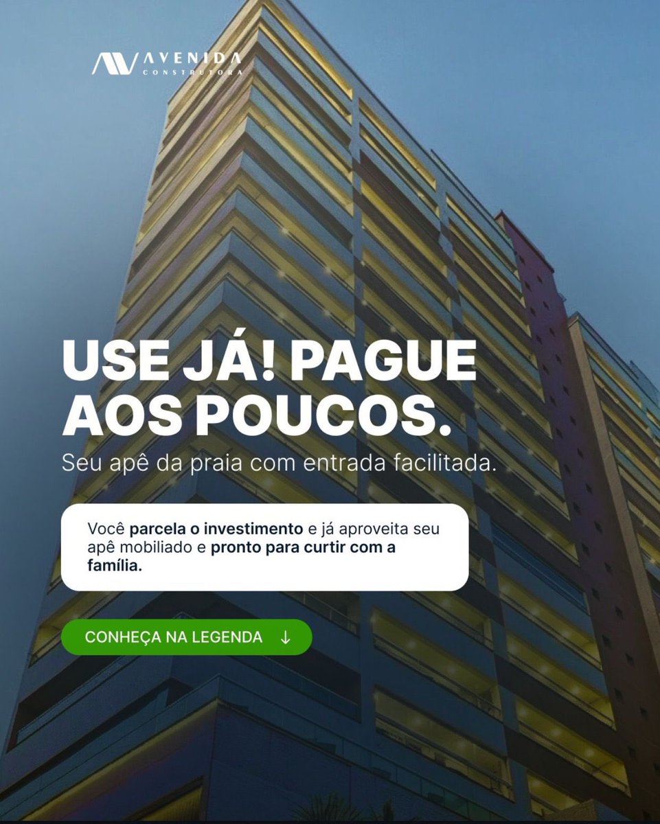 avenida_constr's tweet photo. Já pensou em ter um apartamento na praia, pronto para usar, sem precisar investir tudo de uma vez?

Com a multipropriedade, você divide o valor do imóvel com outros proprietários e garante semanas exclusivas todos os anos https://t.co/QeRcIsiKmN