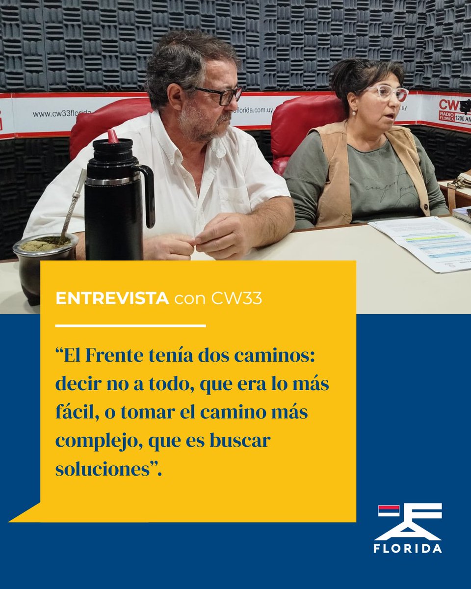 📣 Con diálogo y responsabilidad, el FA Florida trabajó para alcanzar un acuerdo, sobre el fideicomiso financiero, que ponen a Florida y a su gente en el centro.