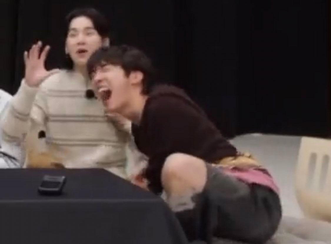 🐿️: “suga: not funny/daddy jokes”

the same hobi who: