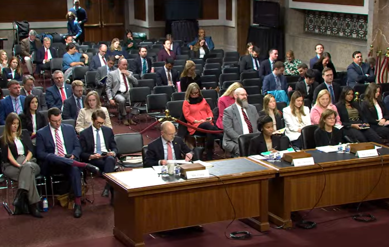 Moments after <a href="/BrendanCarrFCC/">Brendan Carr</a> got into a testy exchange with <a href="/EdMarkey/">Ed Markey</a>, following <a href="/brianschatz/">Brian Schatz</a> and <a href="/amyklobuchar/">Amy Klobuchar</a> one-sided attacks on the <a href="/FCC/">FCC</a> head over their views on his leadership and "public interest" broadcast media objectives.