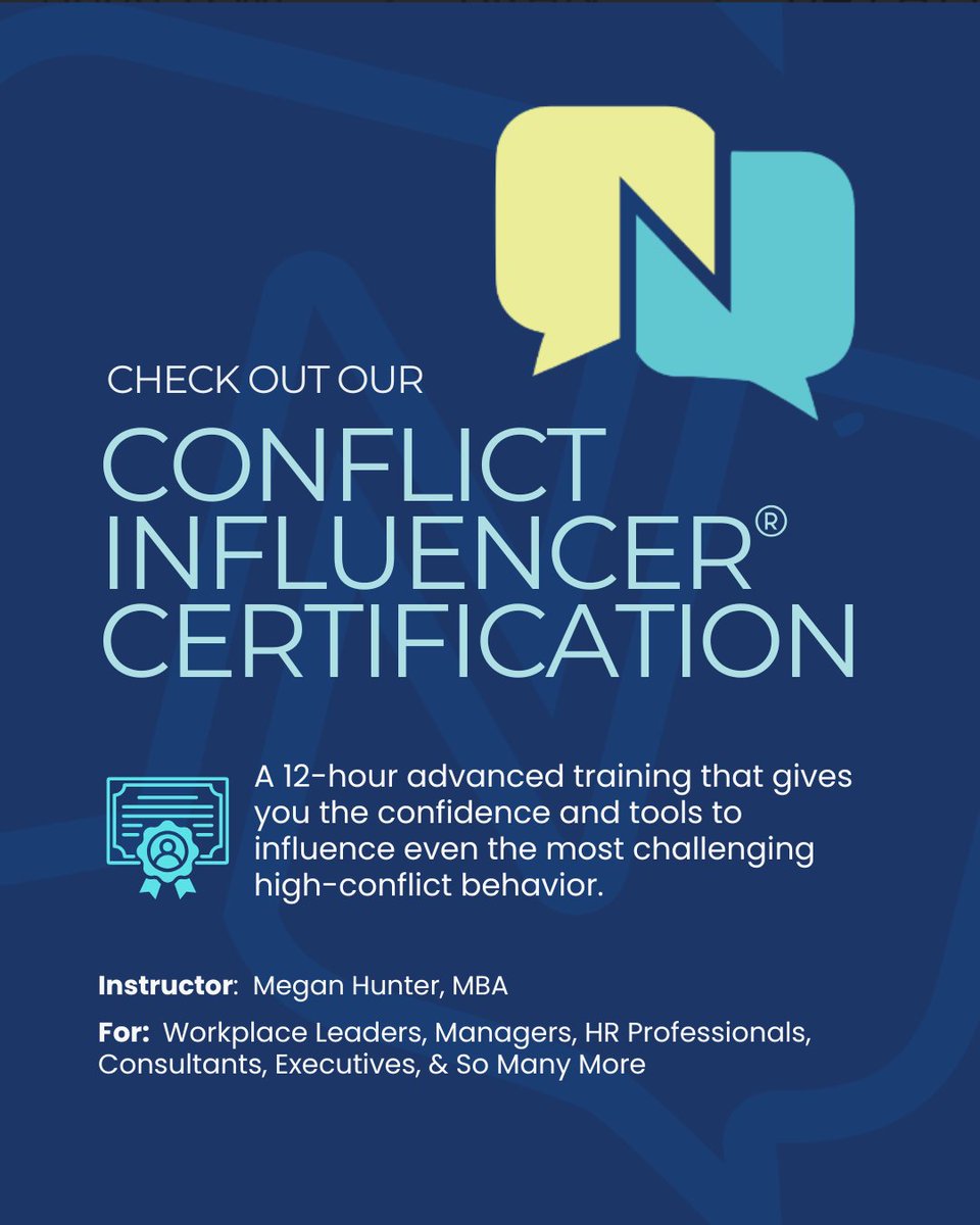 High Conflict Institute tweet media