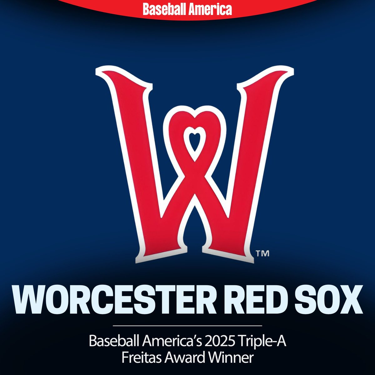 Our 2025 Freitas Award Winners 🏆 Triple-A - Worcester Red Sox