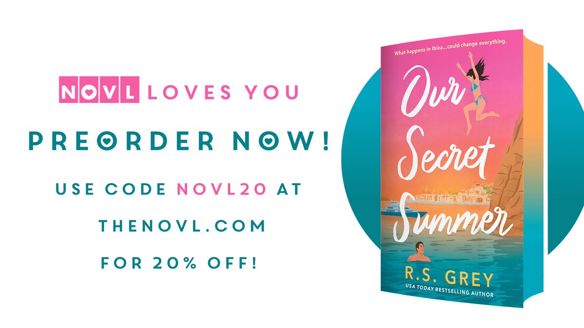 theNOVL's tweet image. Carpe diem has never sounded so sexy. Don't miss Our Secret Summer and use code NOVL20 for 20% off your preorder at this link!
thenovl.com/landing-page/n…