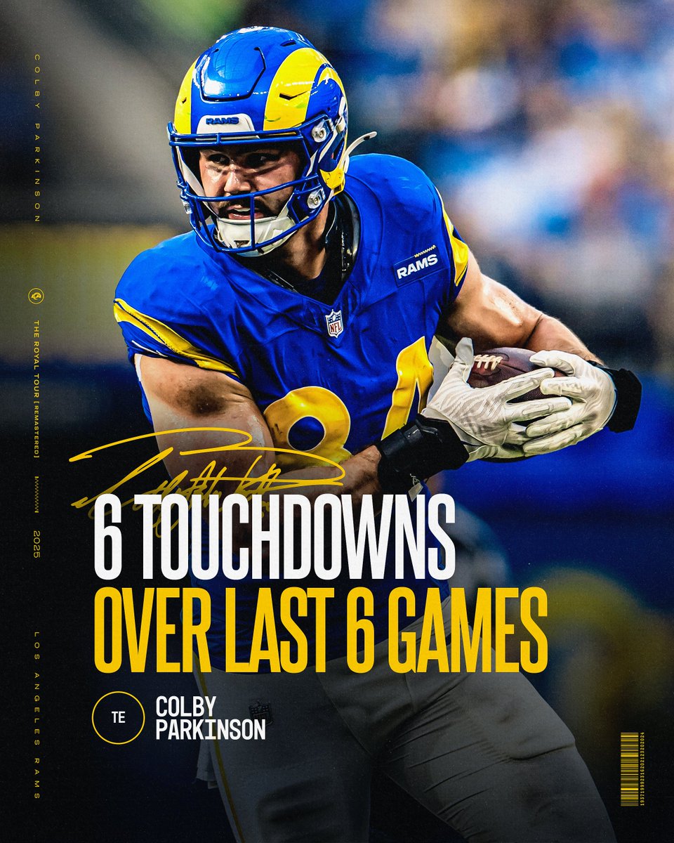 RamsNFL's tweet photo. 6 over the last 6 😮‍💨 https://t.co/y1lRUCHMYR