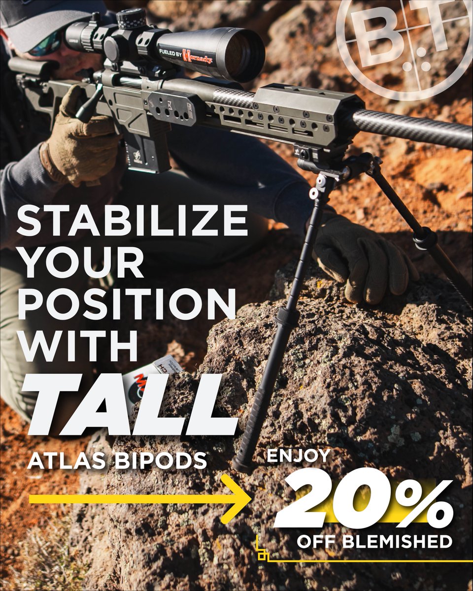 B&T Industries: Atlas Bipod® & Accu-Shot Monopod® tweet media