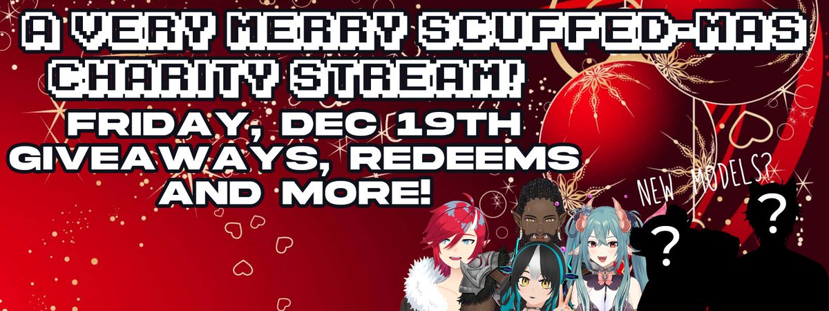 Gonna be doing a collab charity stream this Friday! Gonna be doing a giveaway, game redeems, and more! See you guys there!