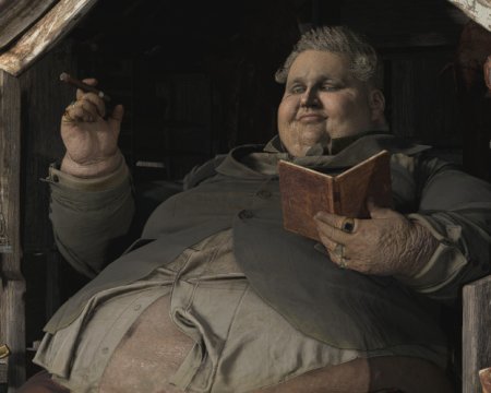 i was casually playing the witcher and odo gives me duke from re8 vibes😭😭