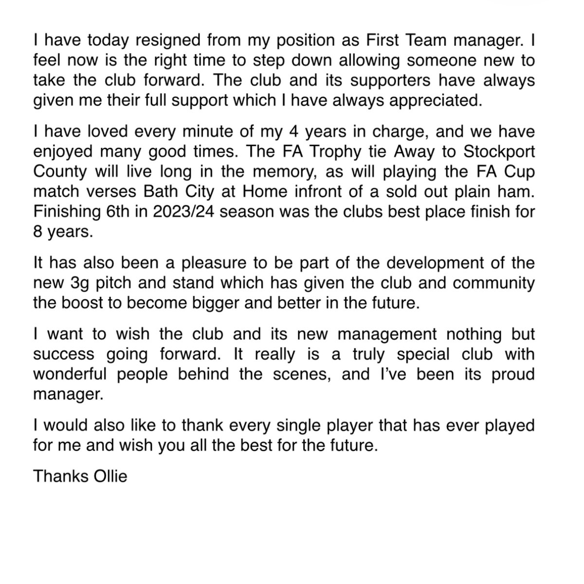 Great club, special people, thanks for the memories <a href="/LarkhallAFC/">Larkhall Athletic FC</a> <a href="/LarkhallAthlet1/">Larkhall Athletic Development</a> 💙