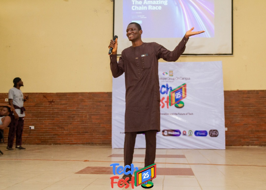 Huge thanks to <a href="/blockdagnetwork/">BlockDAG Network</a>
 (Nigeria) for sponsoring TechFest25 and introducing attendees to the BlockDAG Buildathon a hands-on challenge for builders to create, compete and win.

Shoutout to Umar AbdulAzeez (Ambassador) and reps Ahmad AbdulAzeez &amp; Khalid for the session