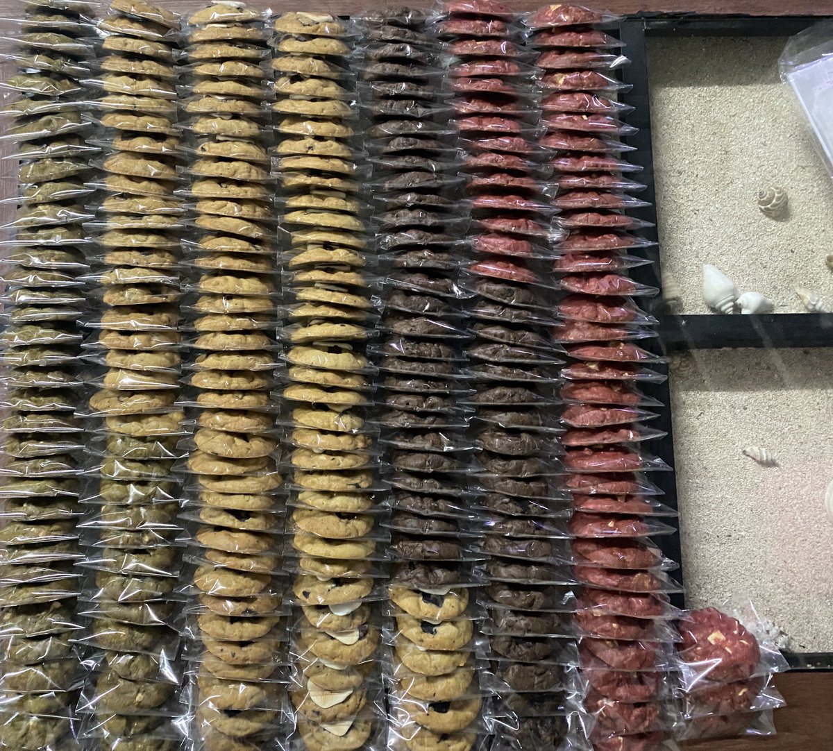 this is how 250pcs of cookies look like btw
