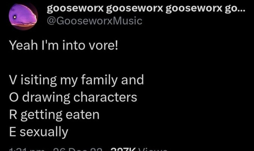 Ustedes no saben lo feliz que me hace que luego de esa declaración lo primero que hizo fue con Caine como pred, soy tan feliz que sea mvore weon no lo entienden (@^^)/~~~