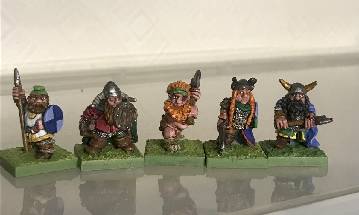 Finished some pre-slotta Citadel Norse Dwarves. #Oldhammer