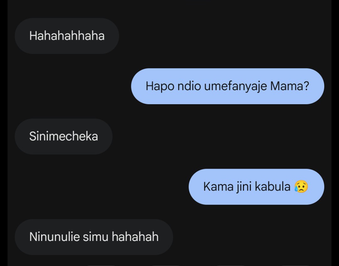 Changamoto za kuchart na Manzi mwenye kiswaswadu mnazijua vizuri wazee???

Niidake toka kwa <a href="/NjiwaFLow/">James Munisi</a>  ili hii nimpasie Mtoto, mimi nibaki na Tambo jipya sasa 😅