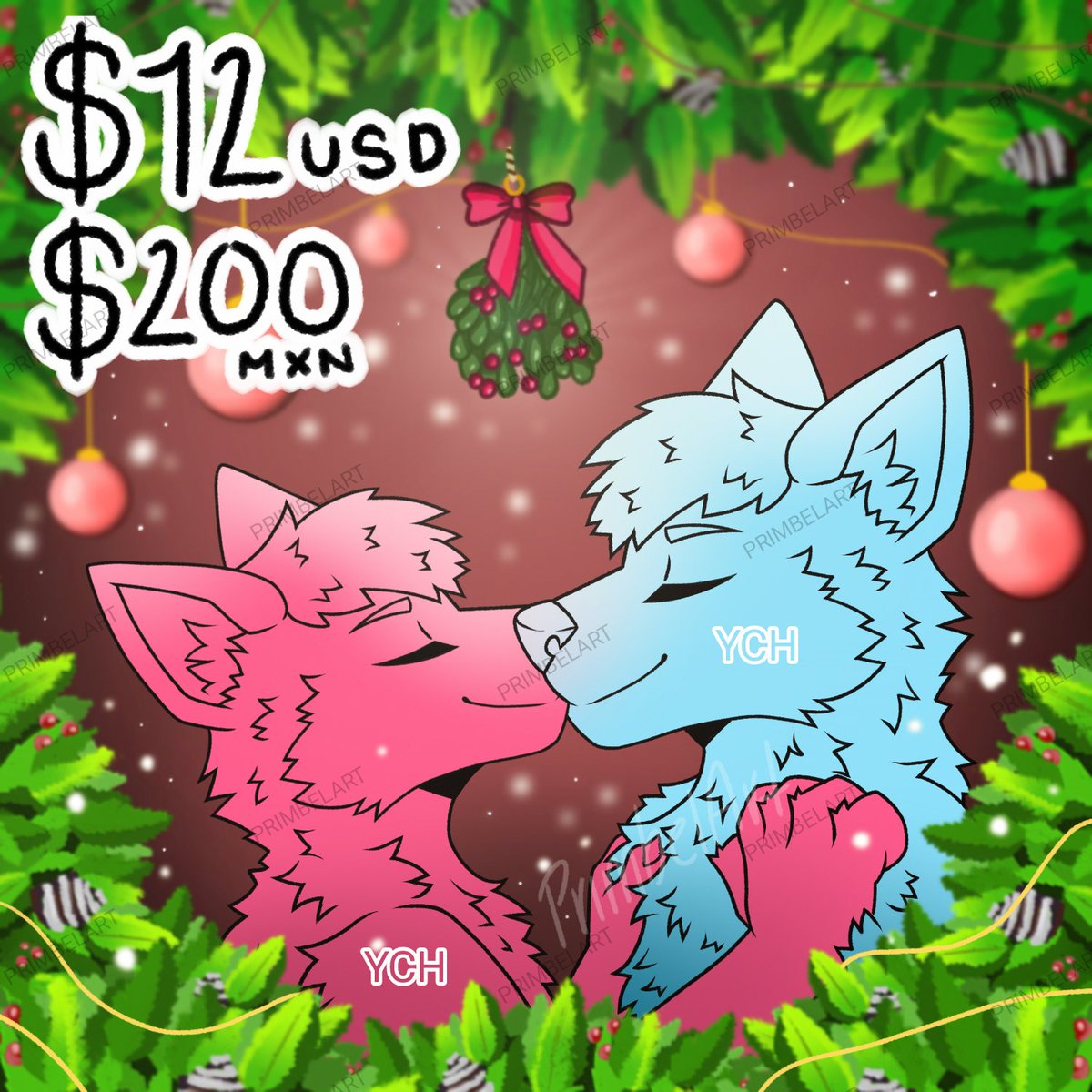 -YCH NAVIDEÑO , $200 PESOS MEXICANOS O $12. DOLARES , TRANFERENCIA O PAYPAL , PARA MAS INFORMACIÓN DM O TELEGRAM: ( PRIMBELART )

-CHRISTMAS YCH, $200 MEXICAN PESOS OR $12  US DOLLARS, TRANSFER OR PAYPAL, FOR MORE INFORMATION DM OR TELEGRAM: (PRIMBELART

5 SLOTS
#furrycommission
