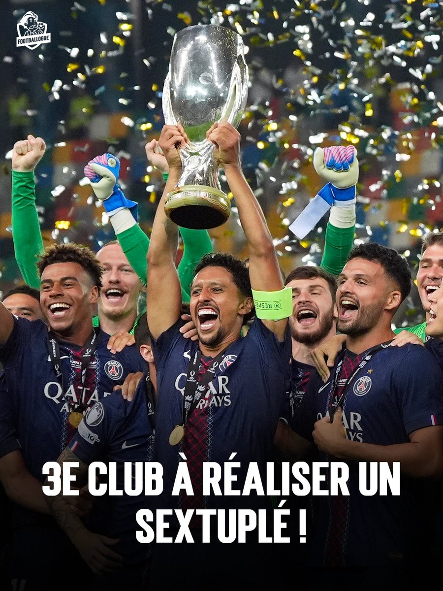 Footballogue's tweet image. 𝗟𝗘 𝗣𝗦𝗚 𝗗𝗘𝗩𝗜𝗘𝗡𝗧 𝗟𝗘 𝟯𝗘 𝗖𝗟𝗨𝗕 𝗗𝗘 𝗟'𝗛𝗜𝗦𝗧𝗢𝗜𝗥𝗘 𝗔̀ 𝗥𝗘́𝗔𝗟𝗜𝗦𝗘𝗥 𝗨𝗡 𝗦𝗘𝗫𝗧𝗨𝗣𝗟𝗘́ ! 😳❤️💙

🇪🇸 FC Barcelone en 2009
🇩🇪 FC Bayern Munich en 2020
🇫🇷 PSG en 2025
