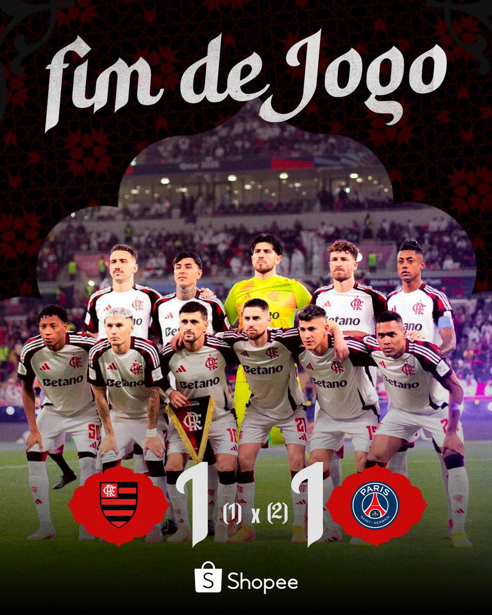 Lutamos até o fim. Como Flamengo. Na bola e na raça!

#fimdejogo