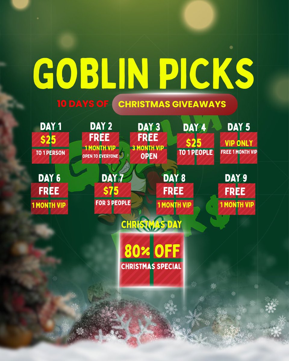 🍀GOBLIN PICKS💰 tweet media