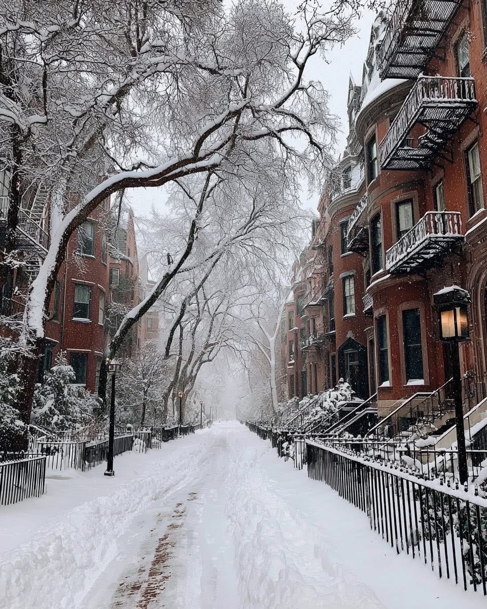 pamvonhadder's tweet image. Winter in Boston, Massachusetts 🌨️❄️