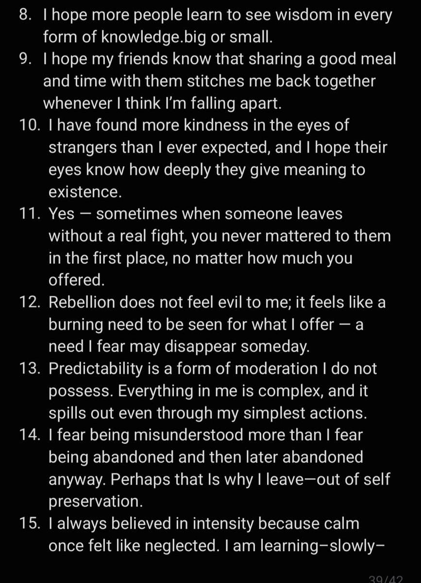 JaveedSheema's tweet photo. Hiiii @Montagsdayjob hope you  are doing well! It's been a while since i shared my write- ups here are a few things I learned in the past 18 years of my life, and im sharing this with a hope of reflection.🤍 https://t.co/guLtr4uyLZ