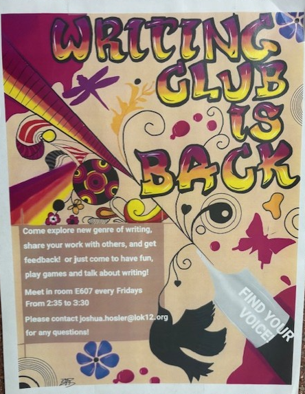 LohsGAP's tweet photo. Write or wrong, this club is back! @LkOrionHS https://t.co/0MIvuqpIkO