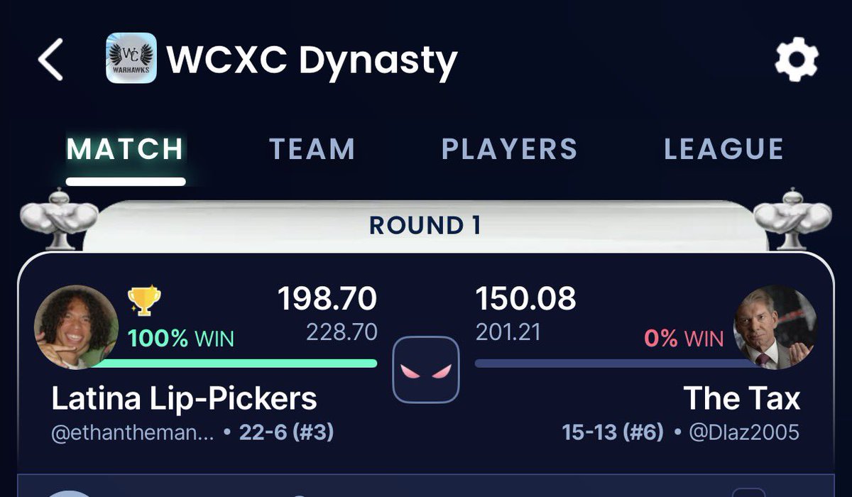 Latinalipickers's tweet photo. Survived and advanced against The Tax. Semifinals against Dead Sons 🔜 https://t.co/qKlQGHDvdP