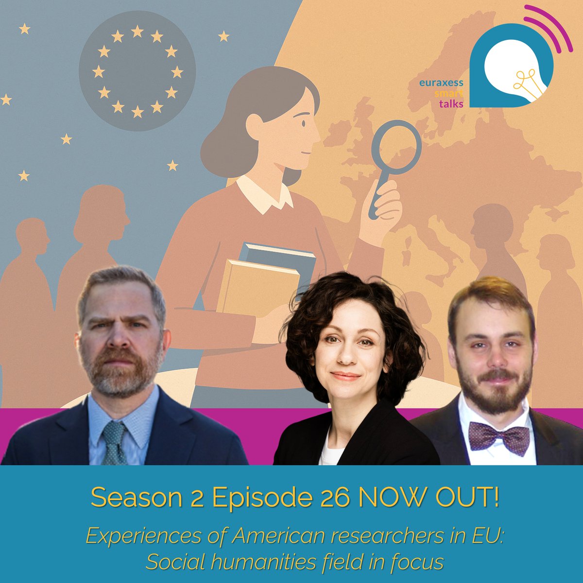 EURAXESmarTalks's tweet photo. 🎙️ Episode 26 is out!

Dr. Niklas Hultin on crossing continents, research mobility, EU vs. US funding, and career advice for early-stage researchers.

 👉 Listen now: https://t.co/KP32aXtvc7

#EURAXESS #AcademicLife #Podcast #ResearchCareers https://t.co/3uEVMtDX2C