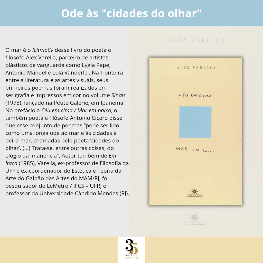 Saiba mais em:
topbooks.com.br

#topbookseditora 
#livros
#poesia
#literatura
#artesvisuais
#artes
#leitura