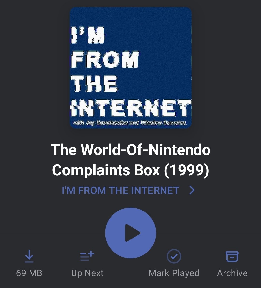 New episode out today! The delightful world of children complaining about video games before the Internet made them all psychopaths.